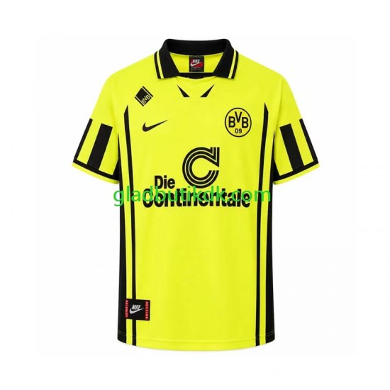 Hjemmebane Trøje Borussia Dortmund Retro 1996 K/Æ Mænd