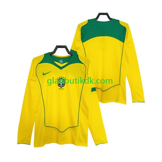 Hjemmebane Trøje Brasilien Retro 2004 L/Æ Mænd