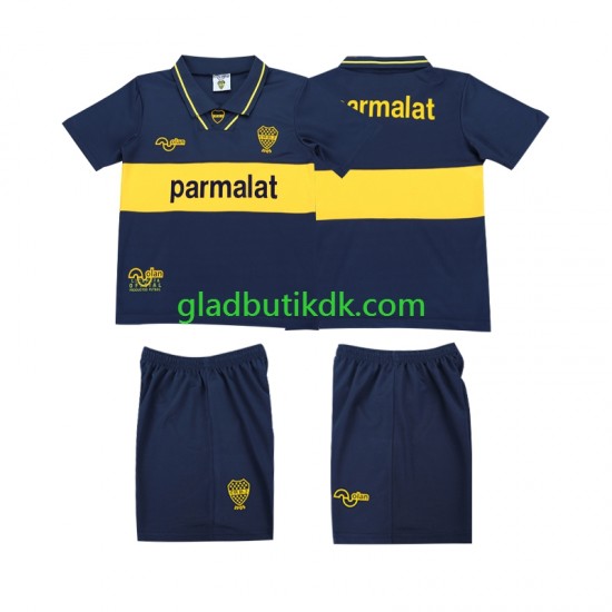 Hjemmebane Trøje CA Boca Juniors Retro 1993 1995 K/Æ Børn(+Shorts)