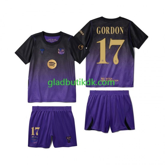 Udebane Trøje FC Barcelona Anthony Gordon 17 2026-2027 K/Æ Børn(+Shorts)