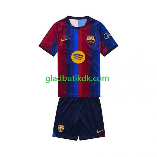 Hjemmebane Trøje FC Barcelona 2026-2027 K/Æ Børn(+Shorts)