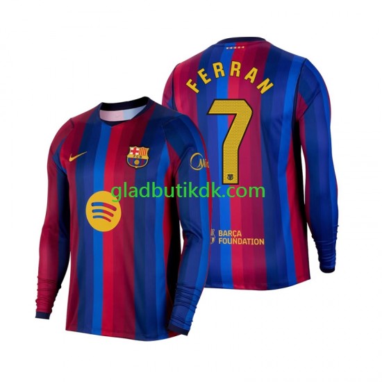 Hjemmebane Trøje FC Barcelona Ferran Torres 7 2026-2027 L/Æ Mænd