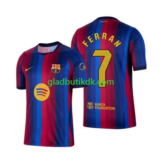 Hjemmebane Trøje FC Barcelona Ferran Torres 7 2026-2027 K/Æ Mænd
