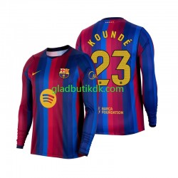 Hjemmebane Trøje FC Barcelona Jules Kounde 23 2026-2027 L/Æ Mænd