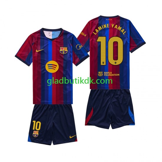 Hjemmebane Trøje FC Barcelona Lamine Yamal 10 2026-2027 K/Æ Børn(+Shorts)