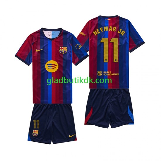 Hjemmebane Trøje FC Barcelona Neymar JR 11 2026-2027 K/Æ Børn(+Shorts)