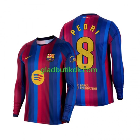 Hjemmebane Trøje FC Barcelona Pedri 8 2026-2027 L/Æ Mænd