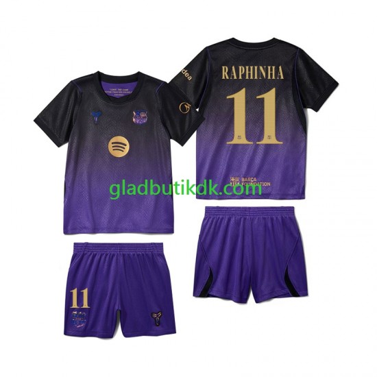 Udebane Trøje FC Barcelona Raphinha 11 2026-2027 K/Æ Børn(+Shorts)
