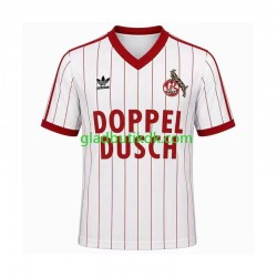 Hjemmebane Trøje FC Köln Retro 1982 1983 K/Æ Mænd