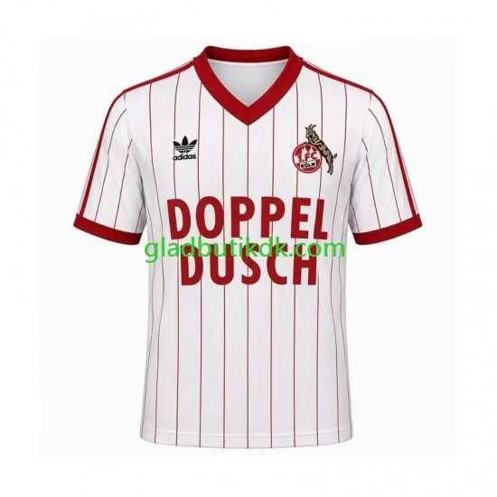 Hjemmebane Trøje FC Köln Retro 1982 1983 K/Æ Mænd