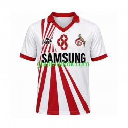 Hjemmebane Trøje FC Köln Retro 1990 1991 K/Æ Mænd