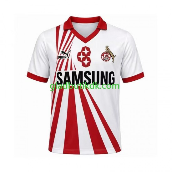 Hjemmebane Trøje FC Köln Retro 1990 1991 K/Æ Mænd