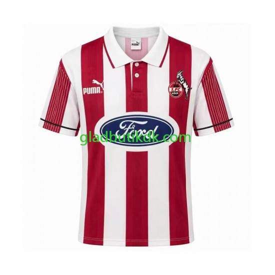 Hjemmebane Trøje FC Köln Retro 1995 1996 K/Æ Mænd