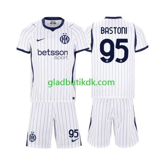 Udebane Trøje Inter Milan Alessandro Bastoni 95 2026-2027 K/Æ Børn(+Shorts)
