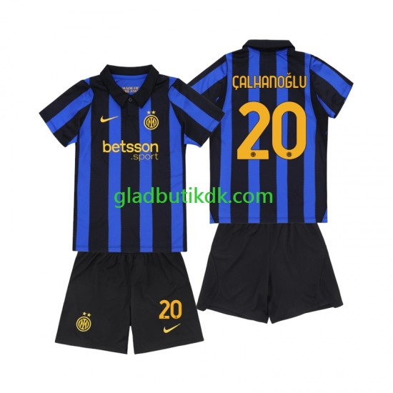 Hjemmebane Trøje Inter Milan Hakan Calhanoglu 20 2026-2027 K/Æ Børn(+Shorts)