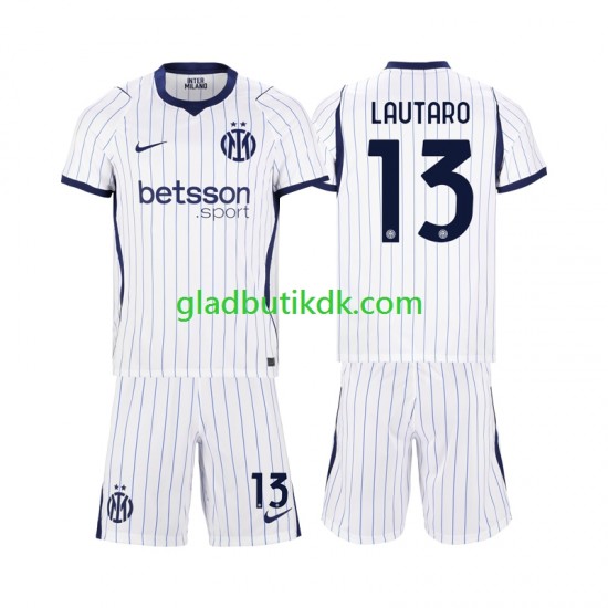 Udebane Trøje Inter Milan Lautaro Martinez 13 2026-2027 K/Æ Børn(+Shorts)