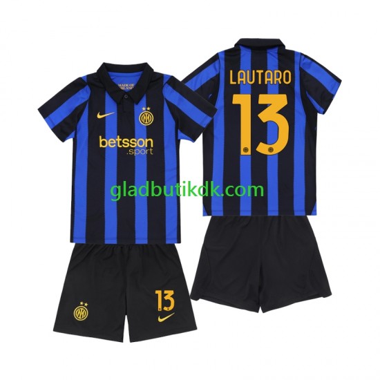 Hjemmebane Trøje Inter Milan Lautaro Martinez 13 2026-2027 K/Æ Børn(+Shorts)