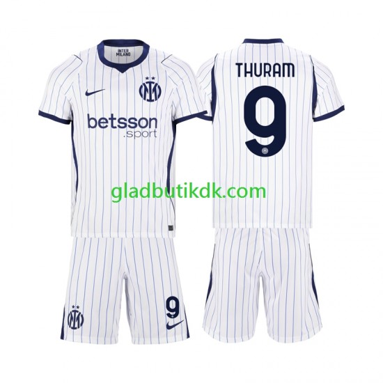 Udebane Trøje Inter Milan Marcus Thuram 9 2026-2027 K/Æ Børn(+Shorts)