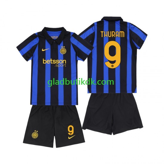 Hjemmebane Trøje Inter Milan Marcus Thuram 9 2026-2027 K/Æ Børn(+Shorts)