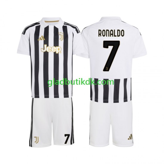 Hjemmebane Trøje Juventus Cristiano Ronaldo 7 2026-2027 K/Æ Børn(+Shorts)
