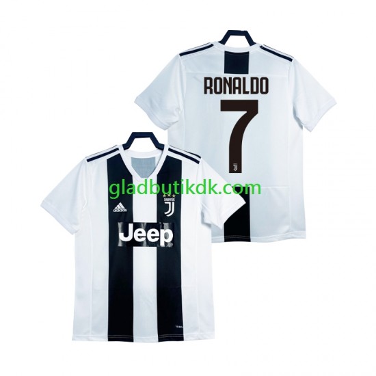 Hjemmebane Trøje Juventus Cristiano Ronaldo Retro 2018 2019 K/Æ Mænd