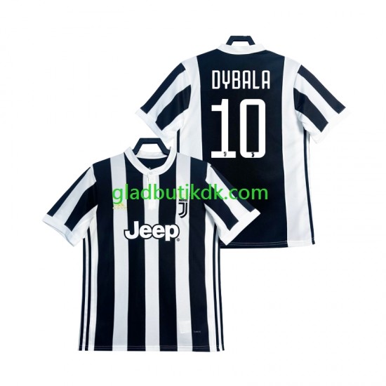Hjemmebane Trøje Juventus DYBALA 21 Retro 2017 2018 K/Æ Mænd