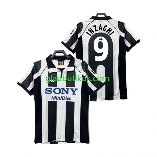 Hjemmebane Trøje Juventus INZAGHI 9 Retro 1997 1998 K/Æ Mænd