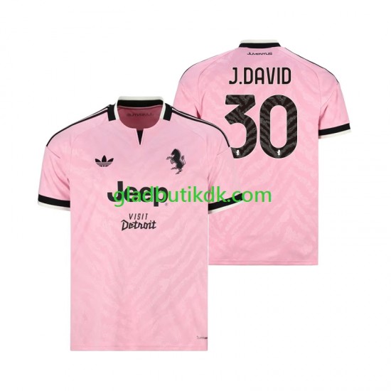Udebane Trøje Juventus Jonathan David 30 2026-2027 K/Æ Mænd