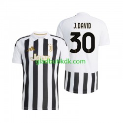 Hjemmebane Trøje Juventus Jonathan David 30 2026-2027 K/Æ Mænd