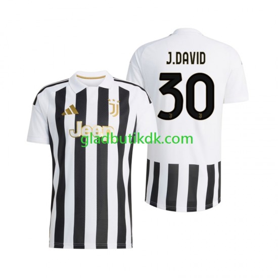Hjemmebane Trøje Juventus Jonathan David 30 2026-2027 K/Æ Mænd