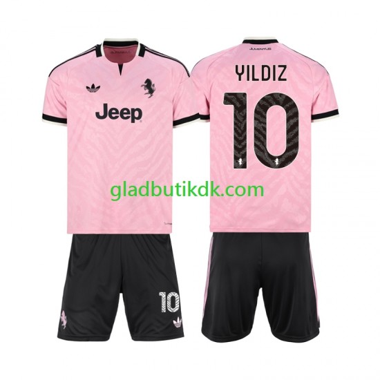 Udebane Trøje Juventus Kenan Yildiz 10 2026-2027 K/Æ Børn(+Shorts)