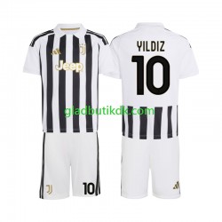 Hjemmebane Trøje Juventus Kenan Yildiz 10 2026-2027 K/Æ Børn(+Shorts)