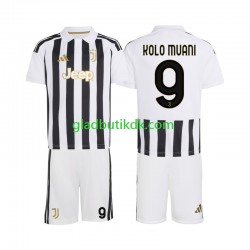 Hjemmebane Trøje Juventus Randal Kolo Muani 9 2026-2027 K/Æ Børn(+Shorts)