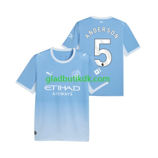 Hjemmebane Trøje Manchester City Elliot Anderson 5 2026-2027 K/Æ Mænd