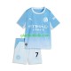 Hjemmebane Trøje Manchester City Omar Marmoush 7 2026-2027 K/Æ Børn(+Shorts)