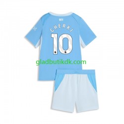 Hjemmebane Trøje Manchester City Rayan Cherki 10 2026-2027 K/Æ Børn(+Shorts)