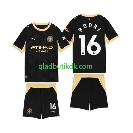 Udebane Trøje Manchester City Rodri 16 2026-2027 K/Æ Børn(+Shorts)