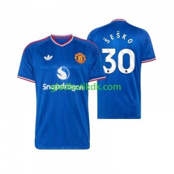 Udebane Trøje Manchester United Benjamin Sesko 30 2026-2027 K/Æ Mænd