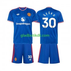 Udebane Trøje Manchester United Benjamin Sesko 30 2026-2027 K/Æ Børn(+Shorts)