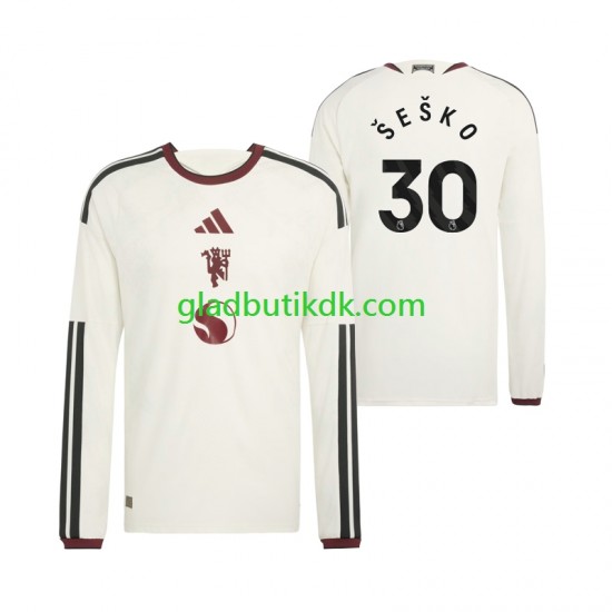 3. Valg Trøje Manchester United Benjamin Sesko 30 2026-2027 L/Æ Mænd
