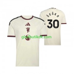 3. Valg Trøje Manchester United Benjamin Sesko 30 2026-2027 K/Æ Mænd
