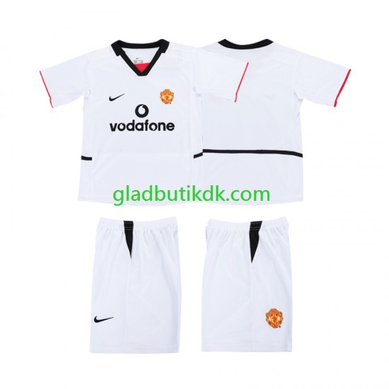 Udebane Manchester United Football Shirt 2002 2003 K/Æ Børn(+Shorts)