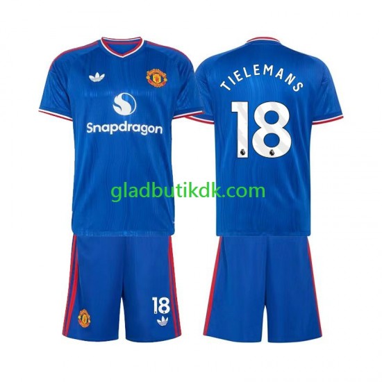 Udebane Trøje Manchester United Youri Tielemans 18 2026-2027 K/Æ Børn(+Shorts)