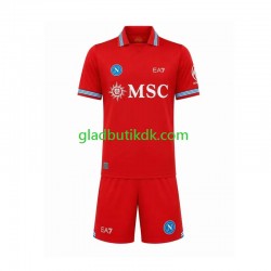 3. Valg Trøje Napoli 2026-2027 K/Æ Børn(+Shorts)