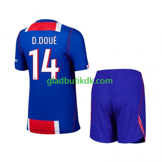 Hjemmebane Trøje Paris Saint-Germain Desire Doue 14 2026-2027 K/Æ Børn(+Shorts)