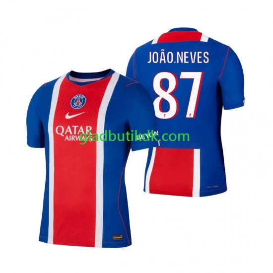 Hjemmebane Trøje Paris Saint-Germain Joao Neves 87 2026-2027 K/Æ Mænd