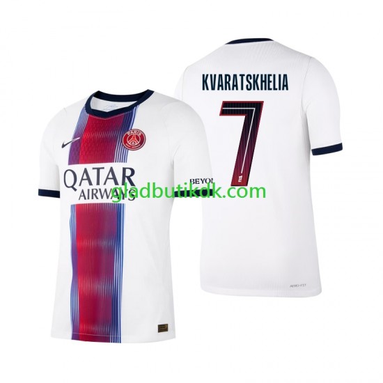 Udebane Trøje Paris Saint-Germain Khvicha Kvaratskhelia 7 2026-2027 K/Æ Mænd
