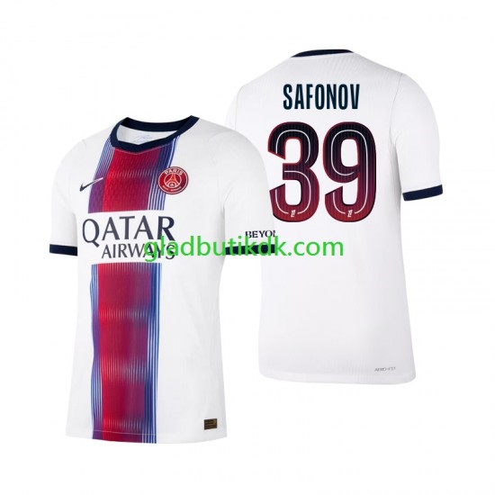 Udebane Trøje Paris Saint-Germain Matvey Safonov 39 2026-2027 K/Æ Mænd