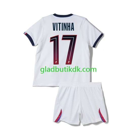 Udebane Trøje Paris Saint-Germain Vitinha 17 2026-2027 K/Æ Børn(+Shorts)