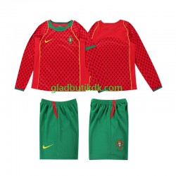 Hjemmebane Trøje Portugal Retro 2004 L/Æ Børn(+Shorts)